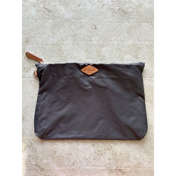 MZ Wallace Small Gray Cosmetic Bag Pouch - Picture 1 of 8